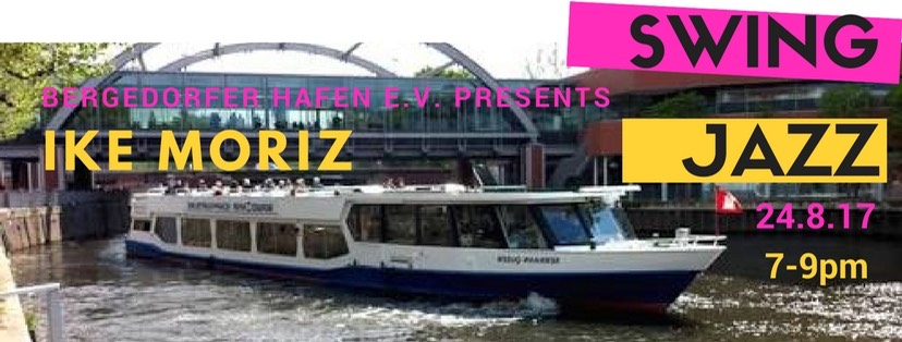 Serrahn Queen Ike Moriz singt boat swing blues jazz live pop  Bergedorfer Hafen Kurt Buschmann schiff harbor music 2017 goldrush gold rush tour